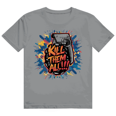 Herren Heavy Cotton T-Shirt - Kill them all | Division420®