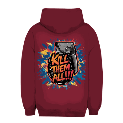 Unisex Oversize Hoodie - Kill them all | Division420®