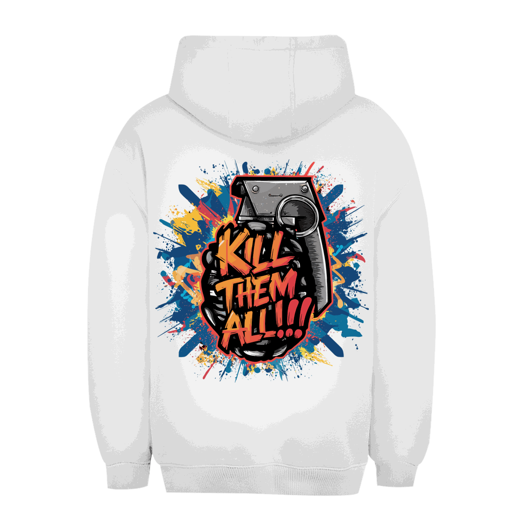 Unisex Oversize Hoodie - Kill them all | Division420®