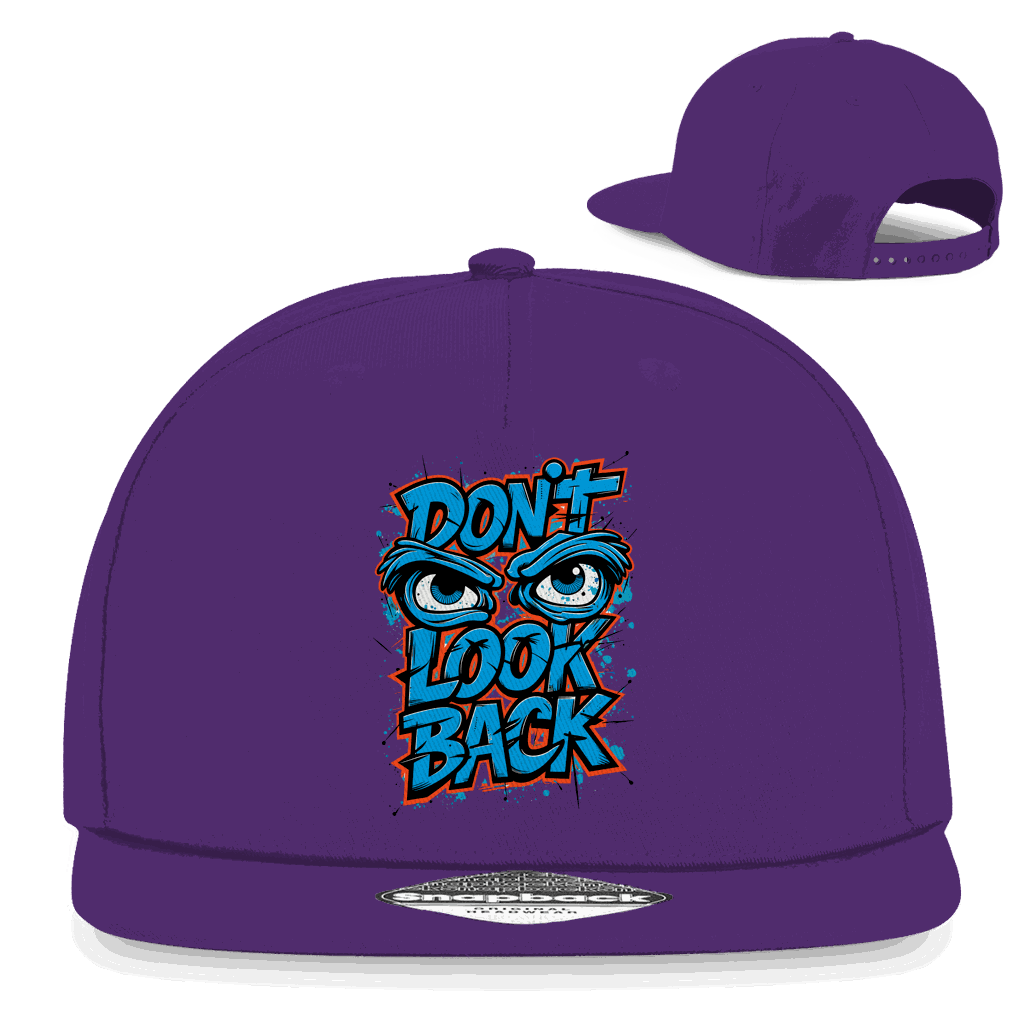 Snapback Rapper Cap - Don't look back | Division420®