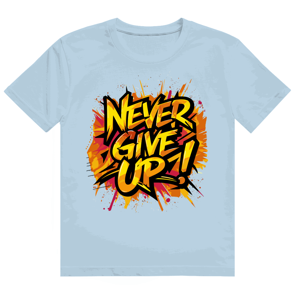 Heavy Cotton T-Shirt - Never give up! | Division420®
