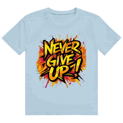 Heavy Cotton T-Shirt - Never give up! | Division420®