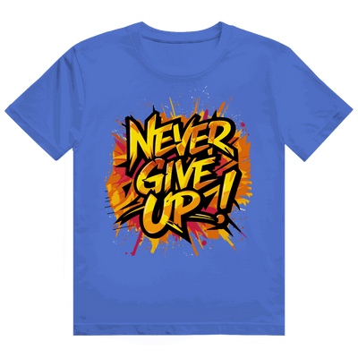 Heavy Cotton T-Shirt - Never give up! | Division420®