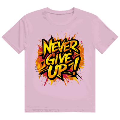 Heavy Cotton T-Shirt - Never give up! | Division420®