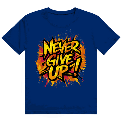 Heavy Cotton T-Shirt - Never give up! | Division420®