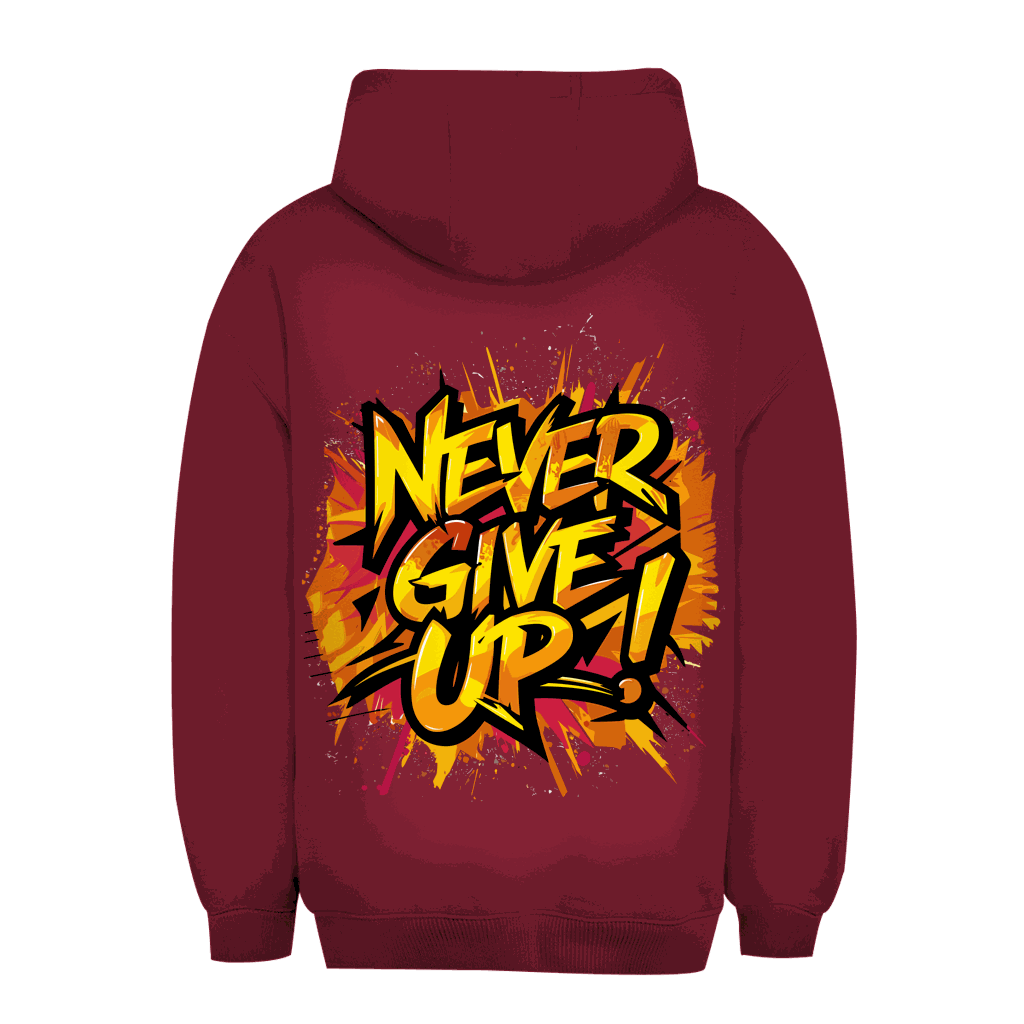 Unisex Oversize Hoodie - Never give up! | Division420®