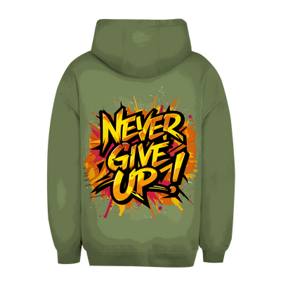 Unisex Oversize Hoodie - Never give up! | Division420®