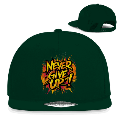 Snapback Rapper Cap - Never give up! | Division420®