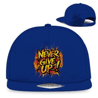 Snapback Rapper Cap - Never give up! | Division420®