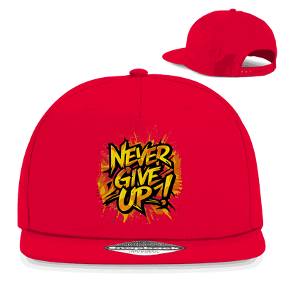 Snapback Rapper Cap - Never give up! | Division420®