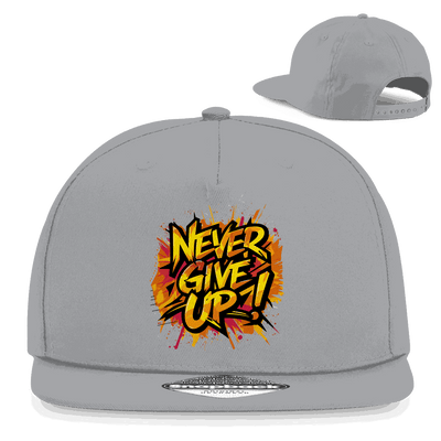 Snapback Rapper Cap - Never give up! | Division420®