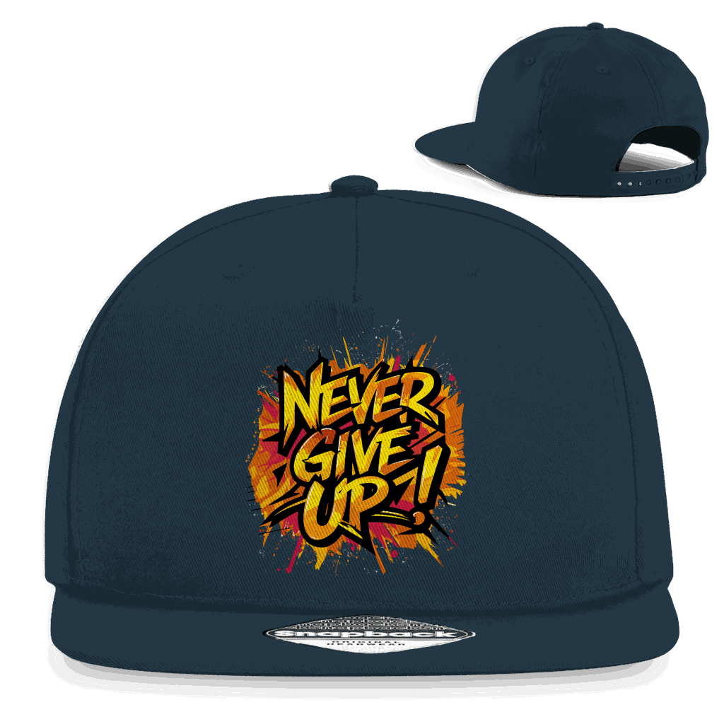 Snapback Rapper Cap - Never give up! | Division420®