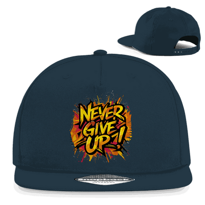 Snapback Rapper Cap - Never give up! | Division420®
