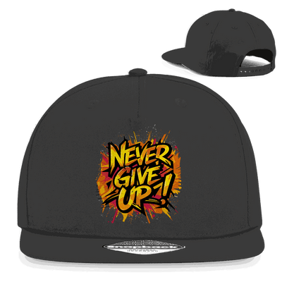 Snapback Rapper Cap - Never give up! | Division420®