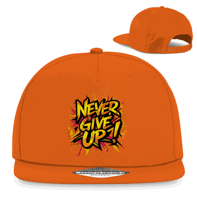 Snapback Rapper Cap - Never give up! | Division420®