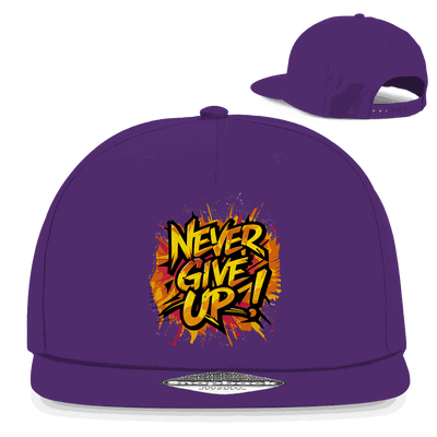 Snapback Rapper Cap - Never give up! | Division420®