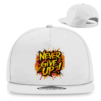 Snapback Rapper Cap - Never give up! | Division420®