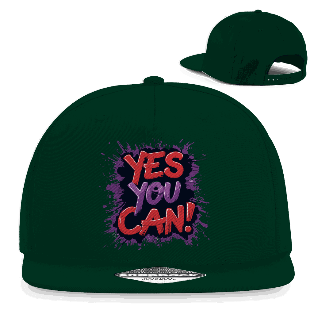 Snapback Rapper Cap - Yes you can | Division420®