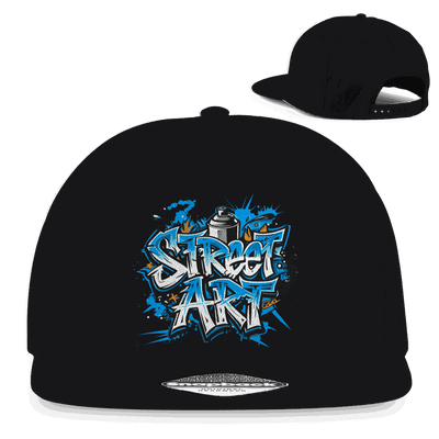 Division420 Snapback Cap Street Art aus Baumwoll-Twill mit Retro-Snapback und flachem Schirm