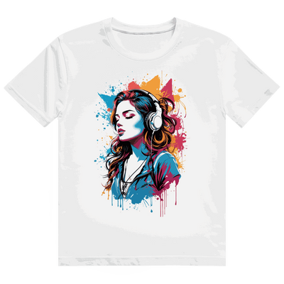 Division420 Heavy Cotton T-Shirt Beat Girl in modernem Tubular Fit aus 100% ringgesponnener Baumwolle