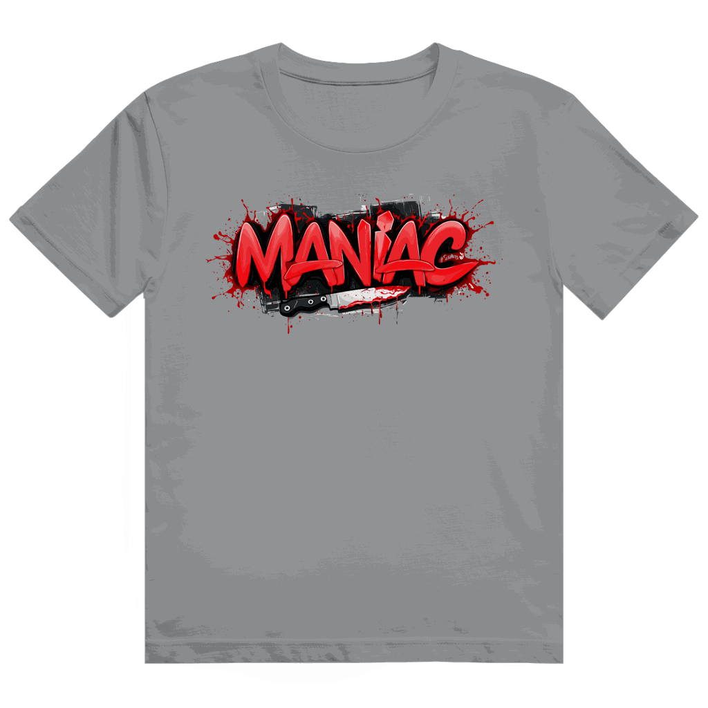Größentabelle für Heavy Cotton T-Shirt Maniac von Division420