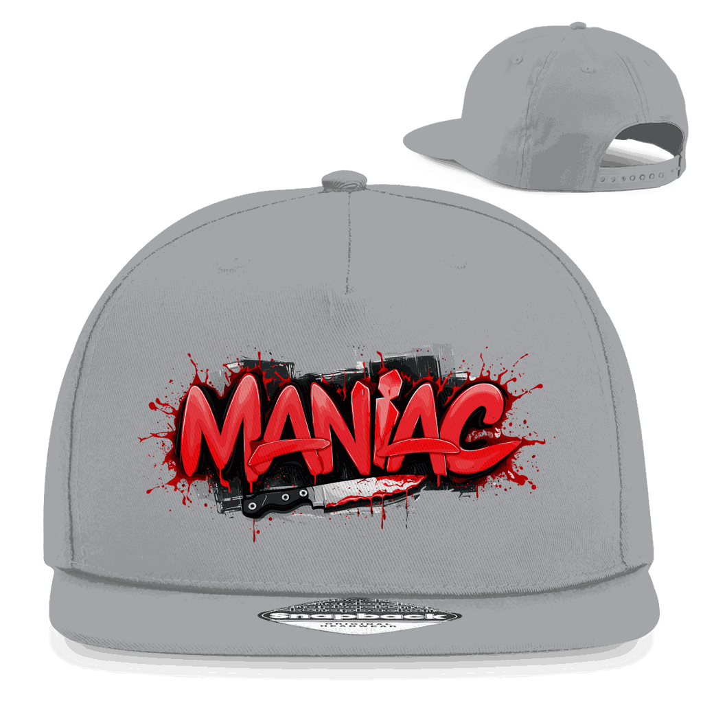 Division420 Snapback Cap Maniac aus Baumwoll-Twill mit 5-Panel Design und Snapback-Verschluss