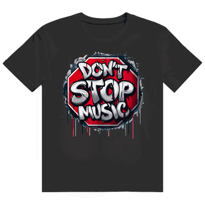 Heavy Cotton T-Shirt - Dont stop Music | Division420®