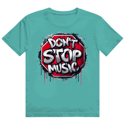 Heavy Cotton T-Shirt - Dont stop Music | Division420®