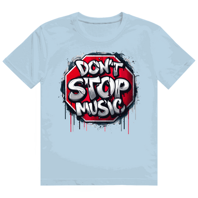 Heavy Cotton T-Shirt - Dont stop Music | Division420®