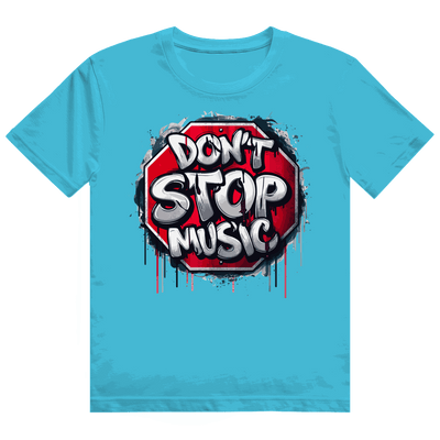 Heavy Cotton T-Shirt - Dont stop Music | Division420®