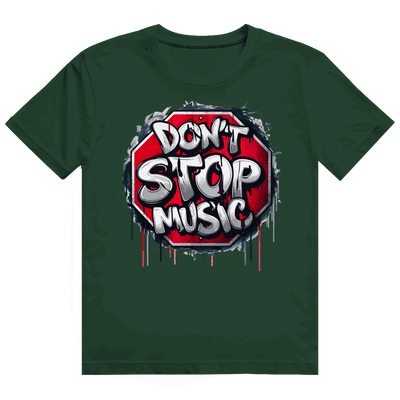 Heavy Cotton T-Shirt - Dont stop Music | Division420®