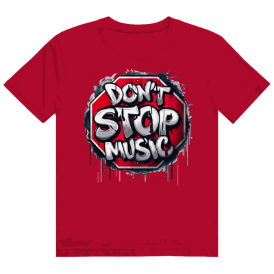 Heavy Cotton T-Shirt - Dont stop Music | Division420®