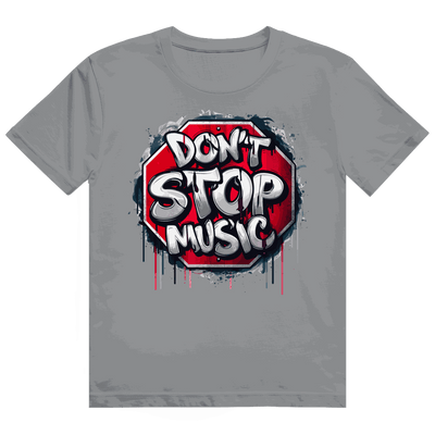 Heavy Cotton T-Shirt - Dont stop Music | Division420®