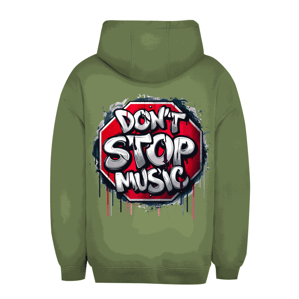 Unisex Oversize Hoodie - Dont stop Music | Division420®