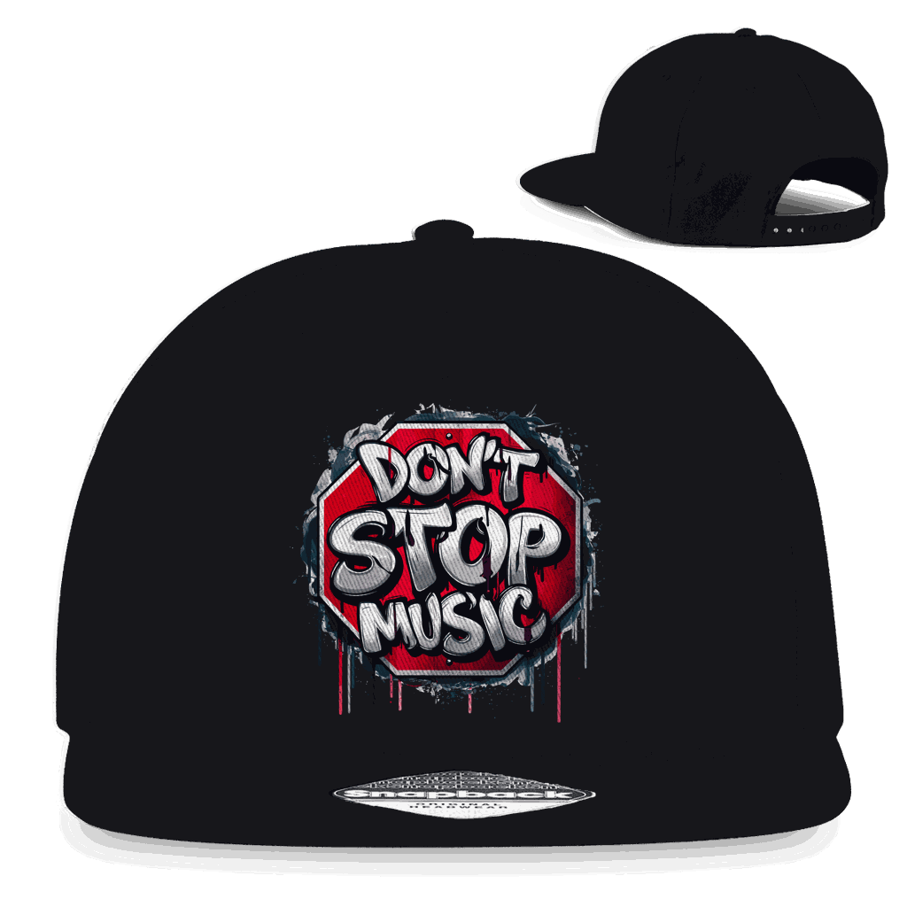 Snapback Rapper Cap - Dont stop Music | Division420®