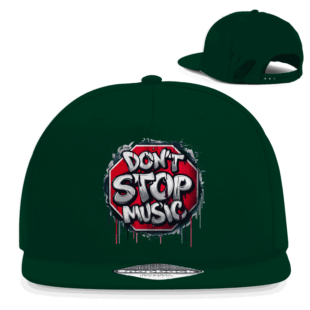Snapback Rapper Cap - Dont stop Music | Division420®