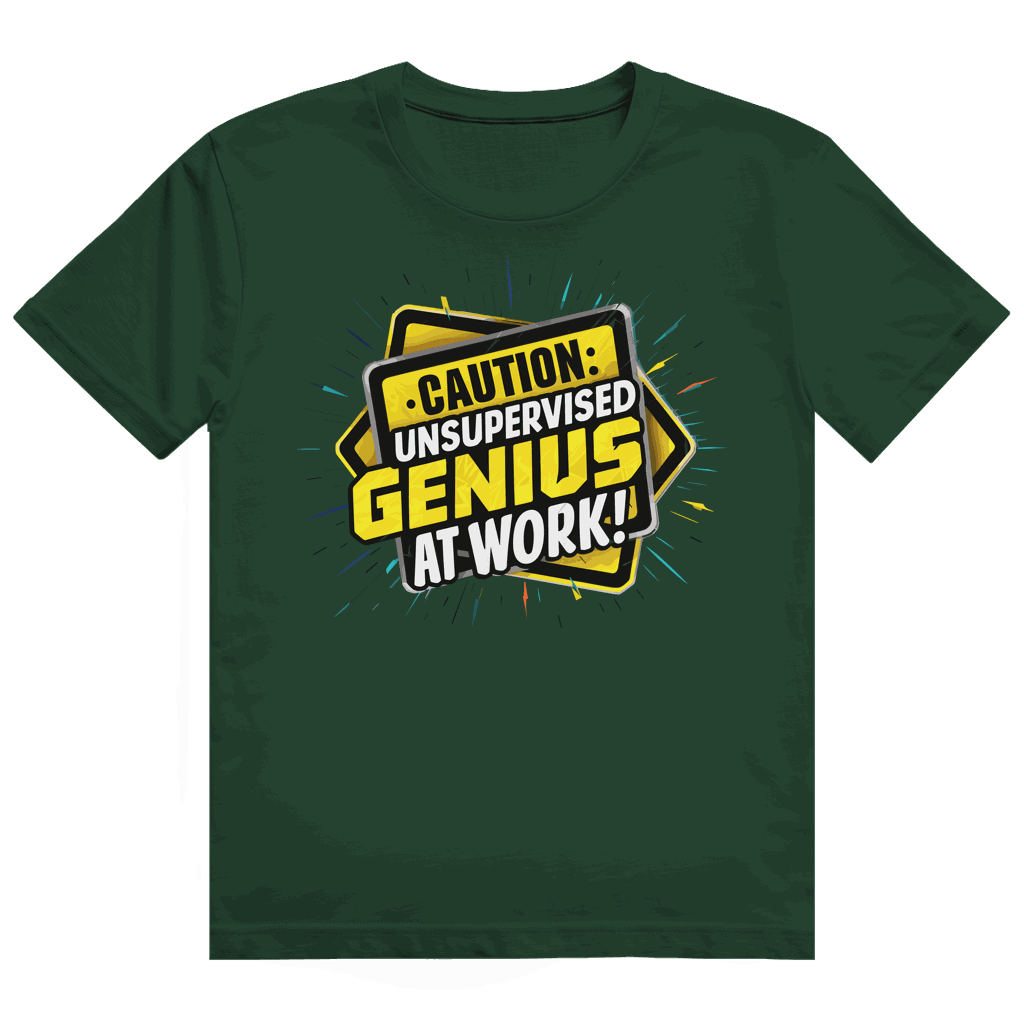 Heavy Cotton T-Shirt - Genius at work | Division420®