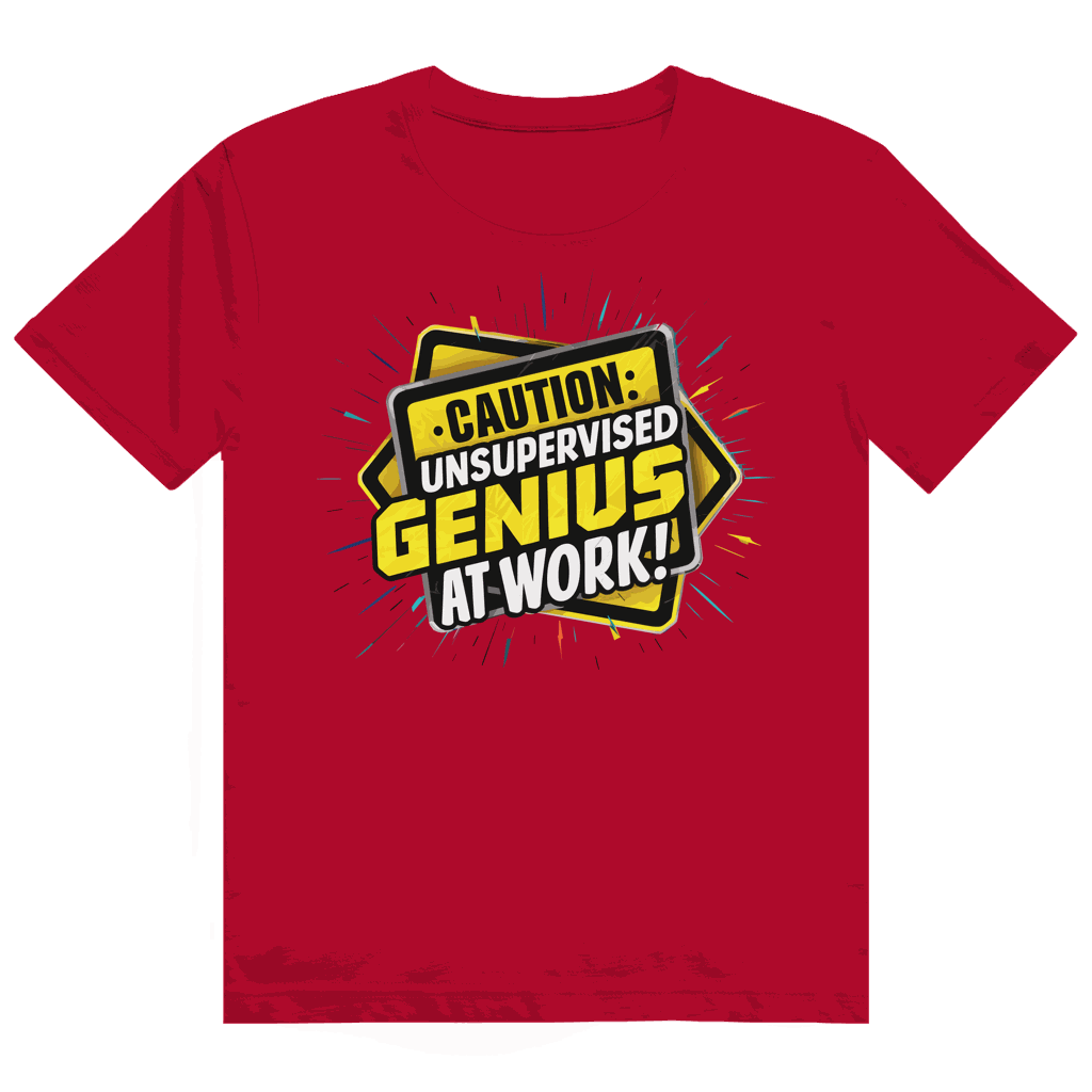Heavy Cotton T-Shirt - Genius at work | Division420®