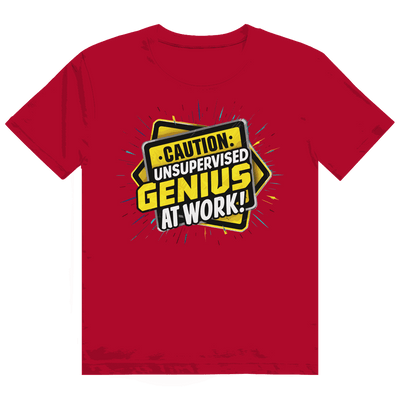 Heavy Cotton T-Shirt - Genius at work | Division420®