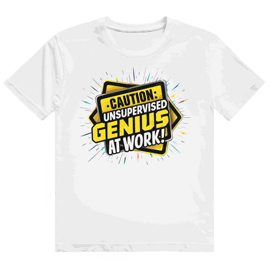 Heavy Cotton T-Shirt - Genius at work | Division420®