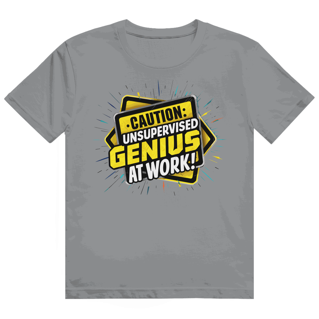 Heavy Cotton T-Shirt - Genius at work | Division420®