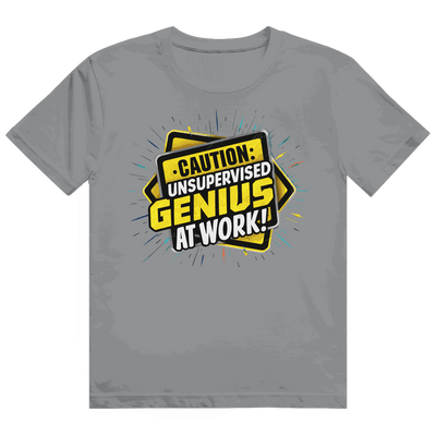 Heavy Cotton T-Shirt - Genius at work | Division420®