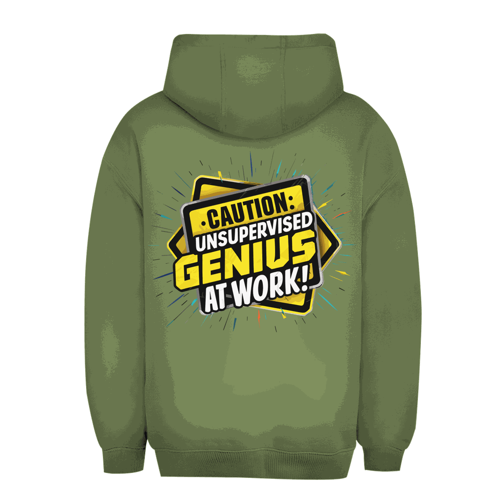 Unisex Oversize Hoodie von Division420 mit lockerem Schnitt und nachhaltiger Baumwollmischung