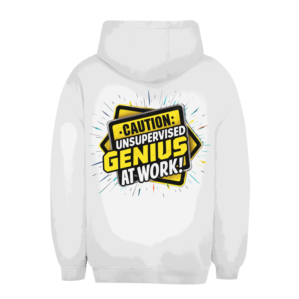Unisex Oversize Hoodie - Genius at work | Division420®