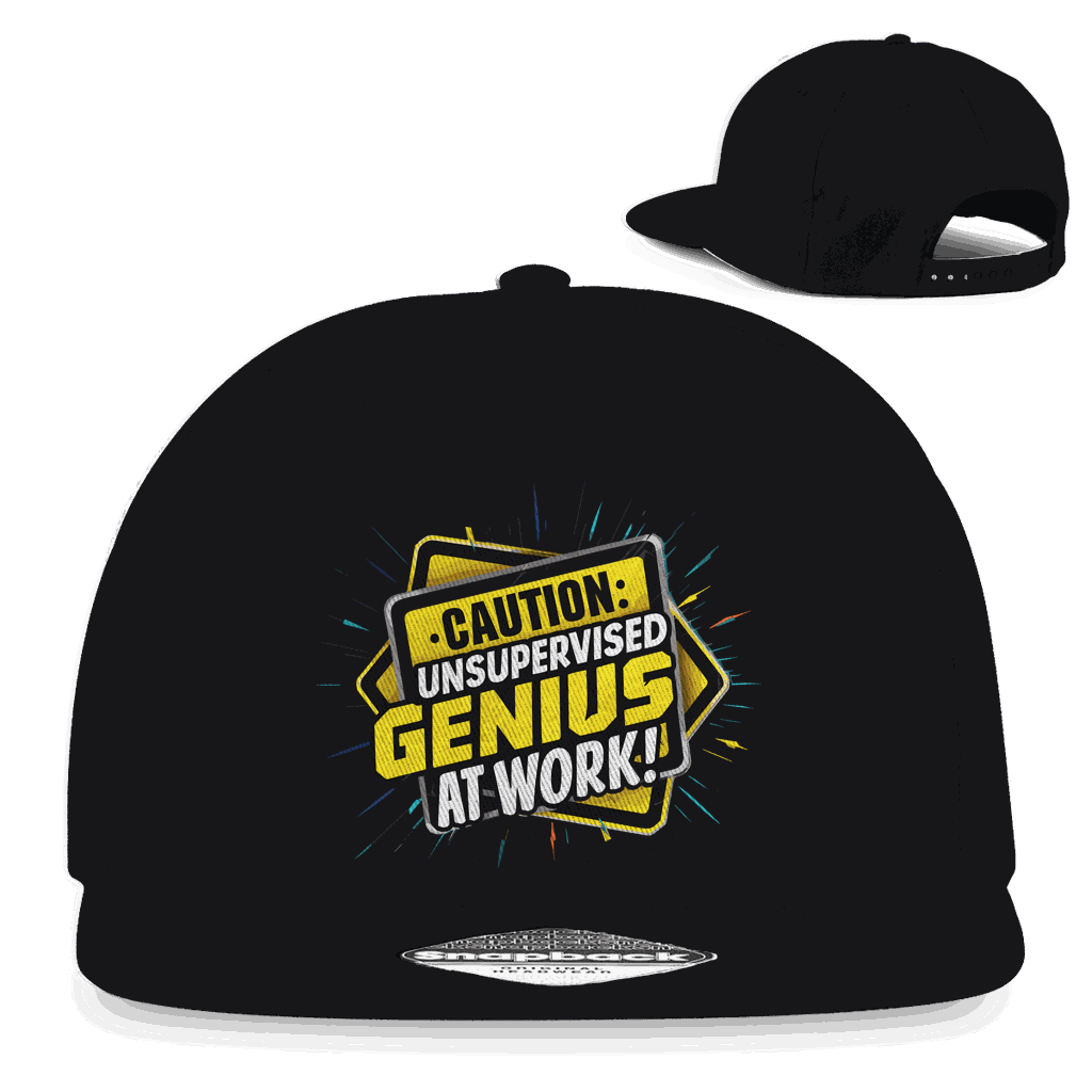 Snapback Rapper Cap - Genius at work | Division420®