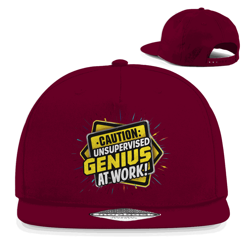 Snapback Rapper Cap - Genius at work | Division420®