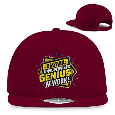 Snapback Rapper Cap - Genius at work | Division420®