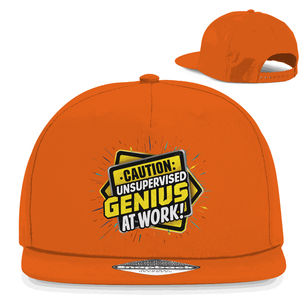Snapback Rapper Cap - Genius at work | Division420®