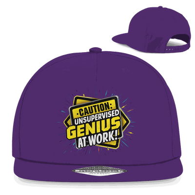 Snapback Rapper Cap - Genius at work | Division420®