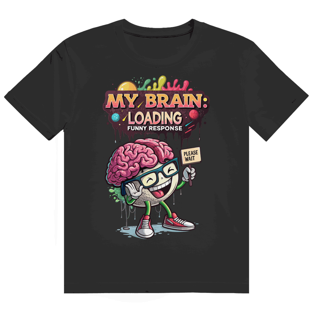 Heavy Cotton T-Shirt - My Brain loading | Division420®